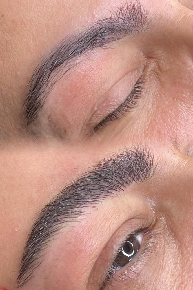 اجرای فیبروز ابرو با خطوط تارمویی خدمات آرایش دائم سودا زمانی در اصفهان -مشاغل ممتاز