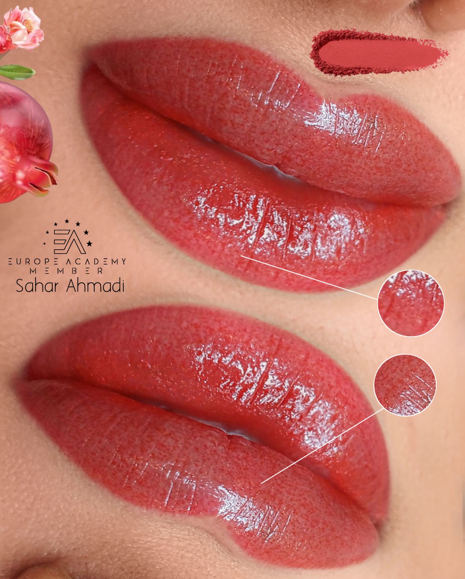 بهترین مرکز تاتو ایمن و قرینه‌سازی ابرو در تهرانسر (سحر احمدی)