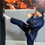 مربی کیک بوکسینگ ارغوان زاهدی در کرج