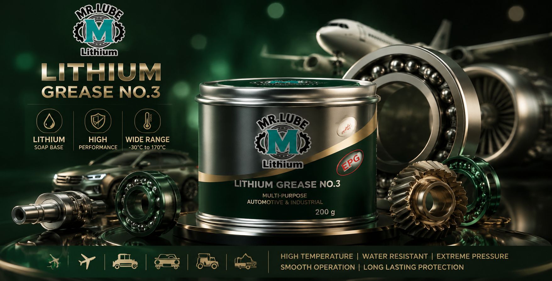 عرضه مستقیم گریس خودرویی و صنعتی MR LUBE در نیشابور با تنوع 120 مدل تخصصی -مشاغل ممتاز