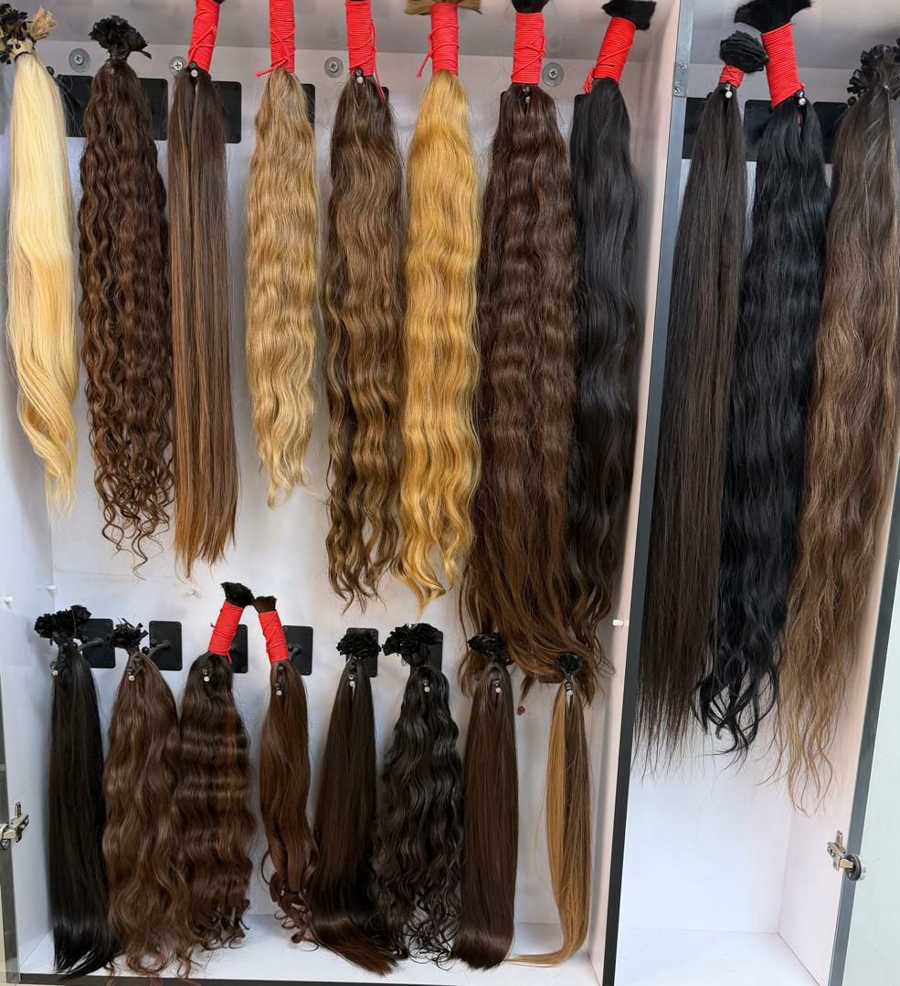  نصب حرفه‌ای اکستنشن مو با موی ۱۰۰٪ طبیعی در سالن زیبایی مینا رنجبر گوهردشت-مشاغل ممتاز