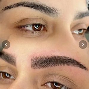 نمونه کار میکروبلیدینگ ابرو طبیعی در سالن زیبایی ماهور مشهد-مشاغل ممتاز