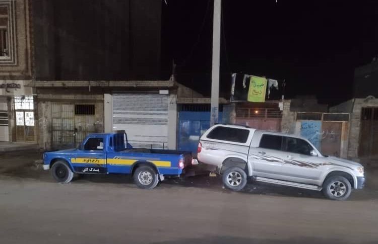 حمل خودرو با چرخگیر تمام هیدرولیک توسط یدک کش قنبرپور