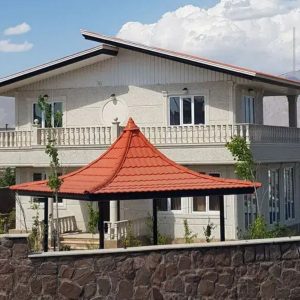 اجرا سقف شیروانی متین بام در نورآباد