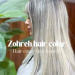 خدمات رنگ و لایت مو زهره ریحانی در ساوه